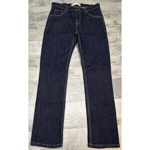 Levis 511‎ Jeans Womens 18 Blue Dark Denim Slim Tapered Stretch 31x31 Y2K